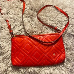 Excellent condition red Tory Burch crossbody.